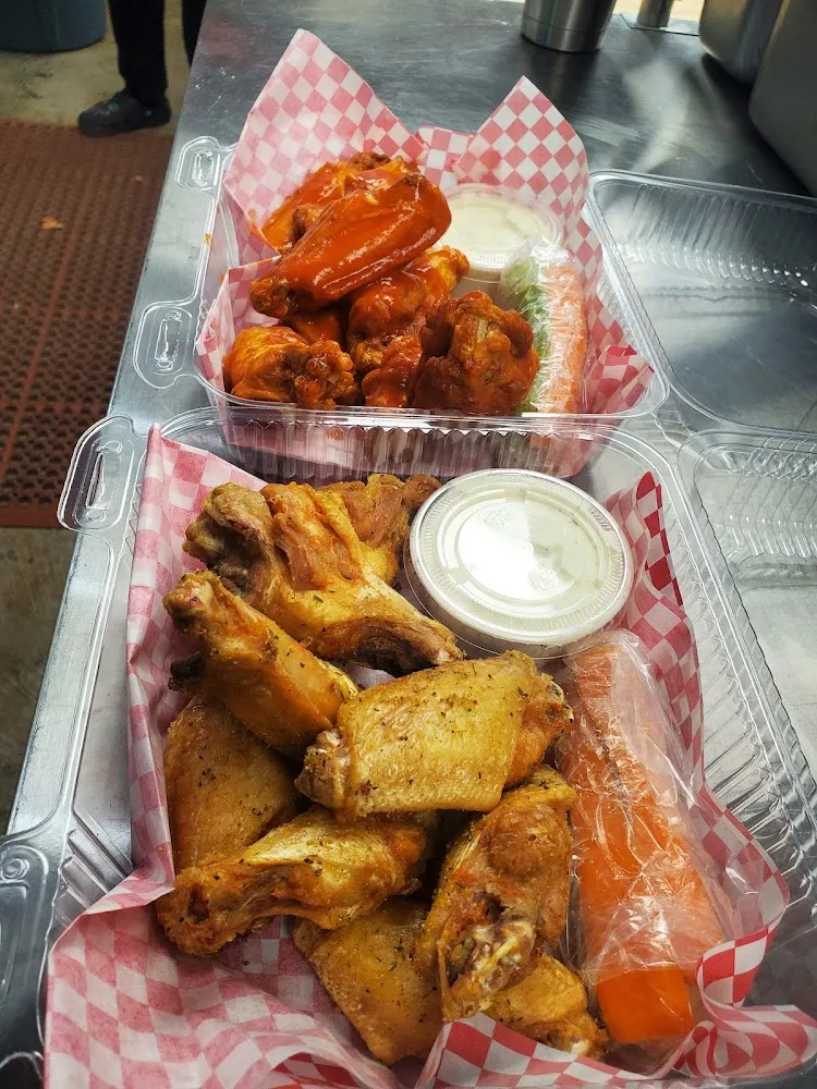 Lemon Pepper and Hot Wings