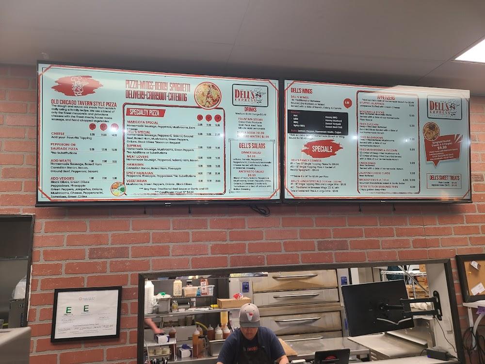Dell's Pizza & Wings Express Maricopa Menu image 1