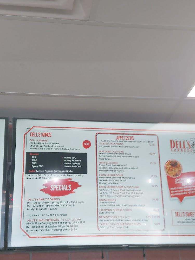 Dell's Pizza & Wings Express Maricopa Menu image 3